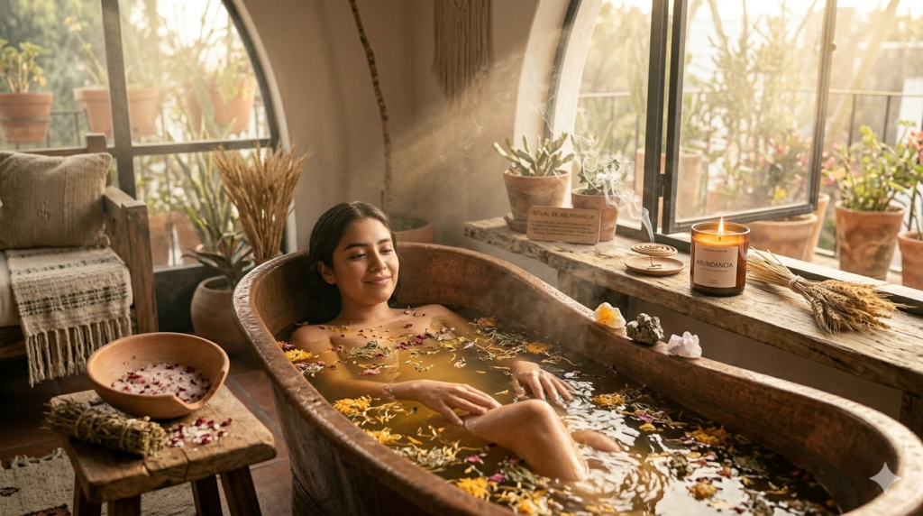 Ritual para atraer abundancia con Sales de Baño artesanales: La Inmersión en la Prosperidad