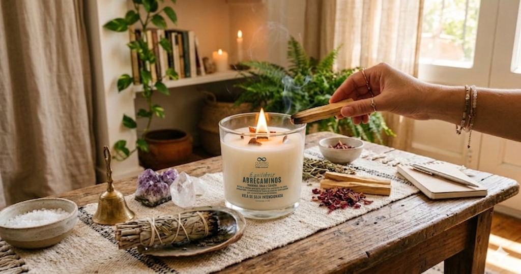 El Despertar del Fuego: Cómo limpiar la energía de mi casa con Velas de Soya intencionadas
