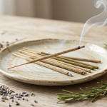 "Comparativa de inciensos naturales vs comerciales mostrando ingredientes botánicos puros y sahumado artesanal en Cuatro Cuatro Wellness Center."